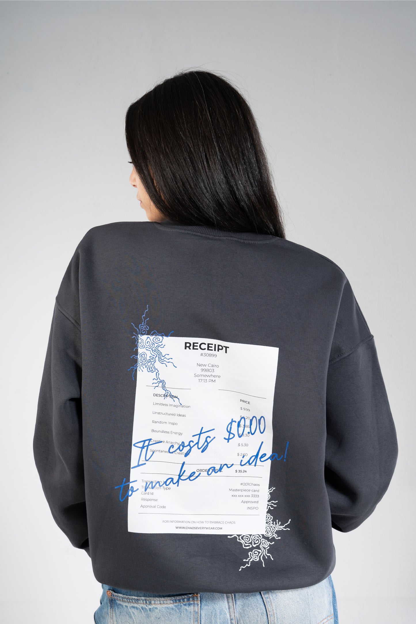 Ideal Invoice - Grey Crewneck Sweatshirt