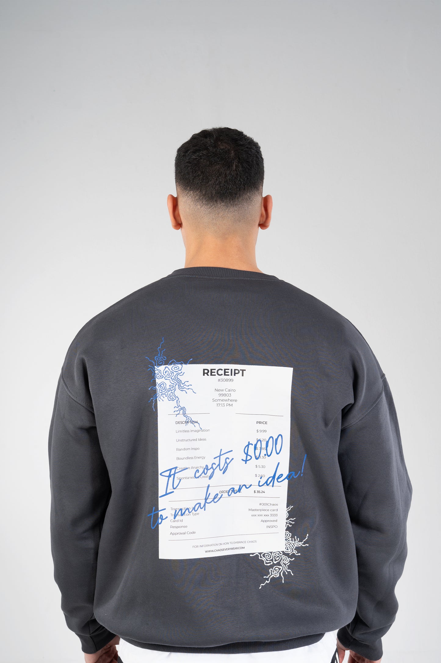Ideal Invoice - Grey Crewneck Sweatshirt