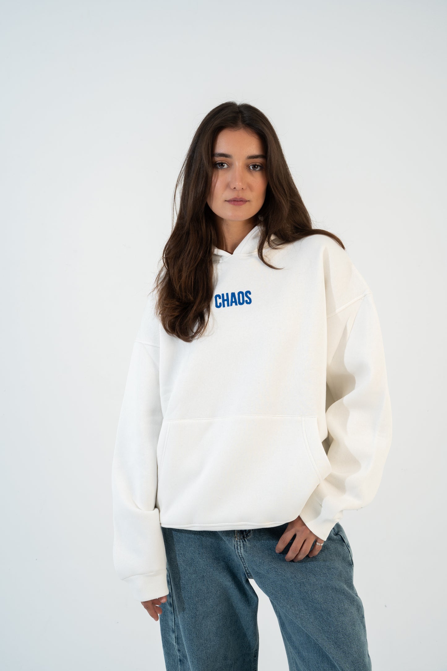 Urban Chaos Off-white Hoodie