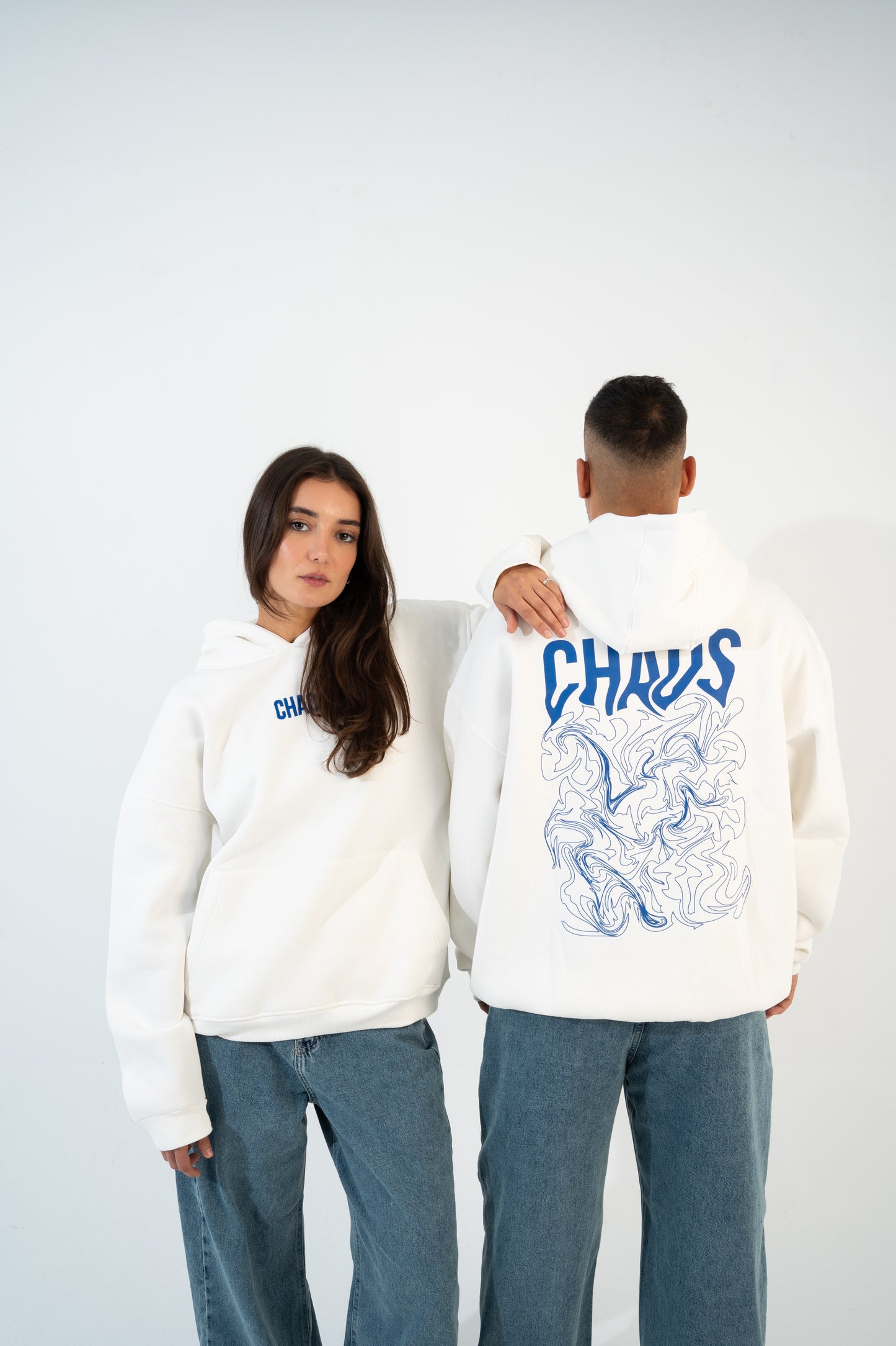 Urban Chaos Off-white Hoodie